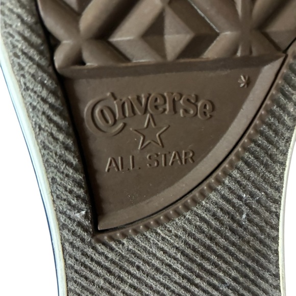 Converse Red and White Striped Sneakers - Picture 13 of 13